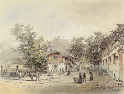 Mejeriet i Vorderbrühl nära Wien av Ludwig Czerny