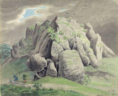 Scharfenstein nära Gudensberg av Ludwig Emil Grimm