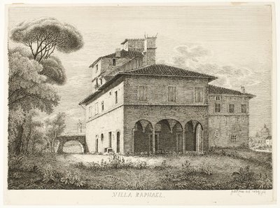Villa Raphael, Rom av Ludwig Emil Grimm