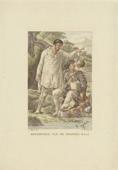 Invånare i Norton Bay Invånare i Nortons Bay (titel på objekt) av Ludwig Gottlieb Portman