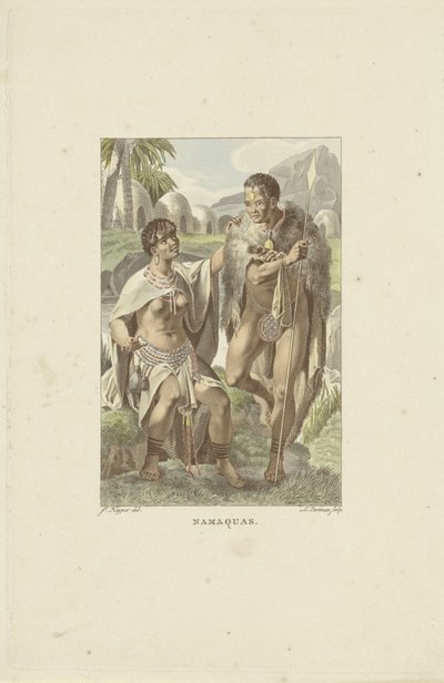 Nama i södra Afrika Namaquas (titel på objekt) av Ludwig Gottlieb Portman