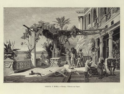 Grekland och Rom - Rom: Tiberius på Capri av Ludwig Hans Fischer