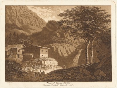 Inte långt från Visp i Valais / Thomas Platters födelseort av Ludwig Hess