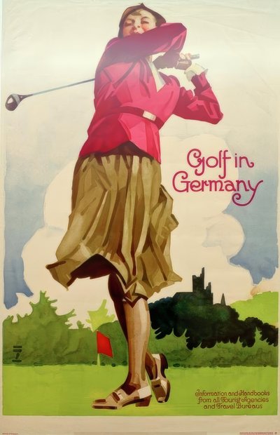 Golf i Tyskland / Information och handböcker från alla turistbyråer och resebyråer av Ludwig Hohlwein