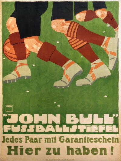 JOHN BULL FOTBOLLSKÖVLAR. Varje par med ett garantibevis. Att ha här! av Ludwig Hohlwein