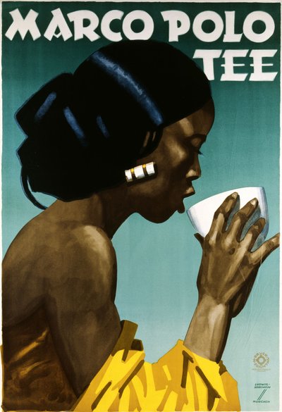 Marco Polo Tea, ca. 1930. av Ludwig Hohlwein