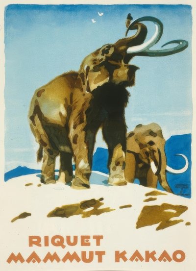 Riquet Mammut Kakao av Ludwig Hohlwein