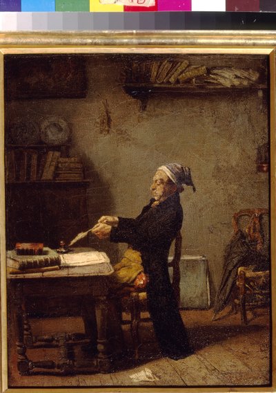 Forskare i arbete av Knaus, Ludwig (1829-1910). Olja på trä. State A. Pushkin Museum of Fine Arts, Moskva av Ludwig Knaus