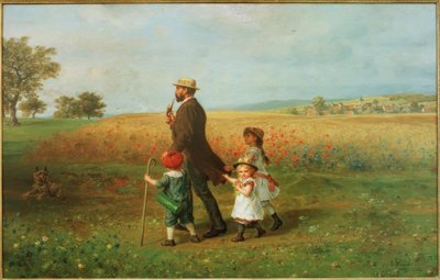 Söndagspromenad av Ludwig Knaus