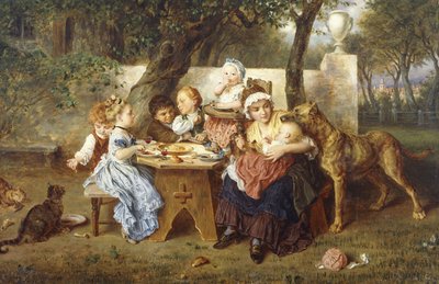 Födelsedagsfesten, av Ludwig Knaus