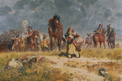 Bön före strid av Ludwig Koch