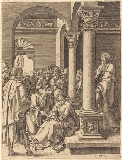 Tillbedjan av Magi av Ludwig Krug