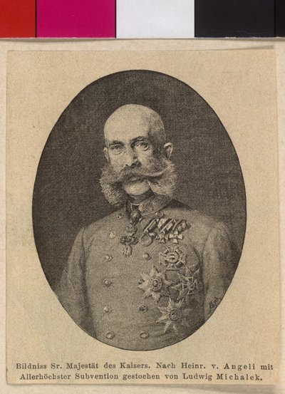 Kejsare av Österrike Franz Joseph I av Ludwig Michalek