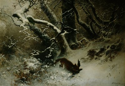 Vinterlandskap av Ludwig Munthe