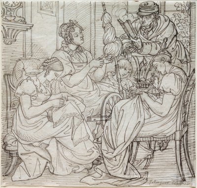 Familj Hottinger av Ludwig Vogel