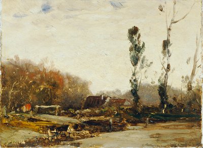 Landskap nära Bernried av Ludwig Willroider