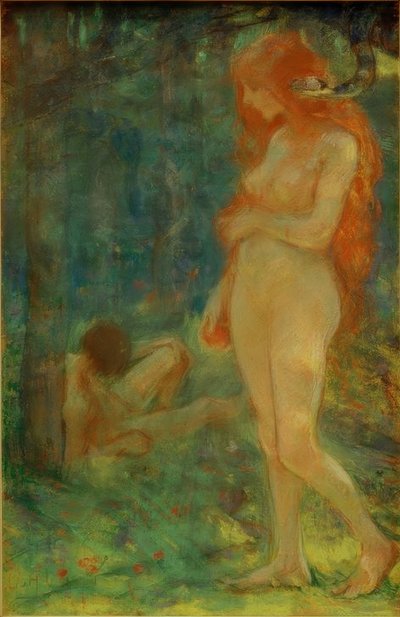 Adam och Eva av Ludwig von Hofmann