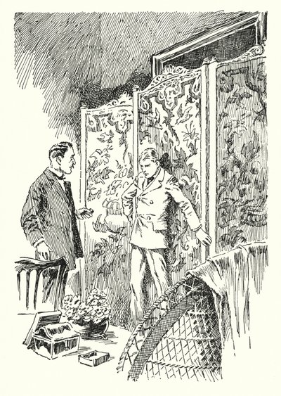Illustration till The Picture of Dorian Gray av Oscar Wilde (litho) av Lui Trugo