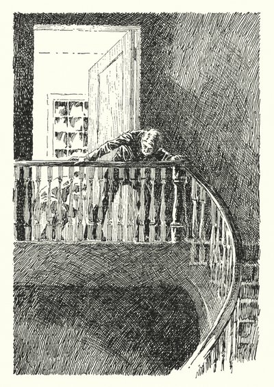 Illustration till The Picture of Dorian Gray av Oscar Wilde (litho) av Lui Trugo
