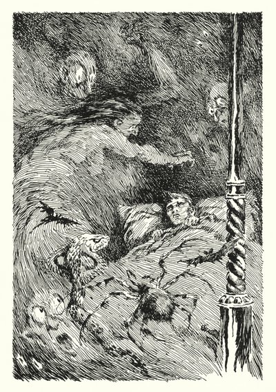 Illustration till The Picture of Dorian Gray av Oscar Wilde (litho) av Lui Trugo