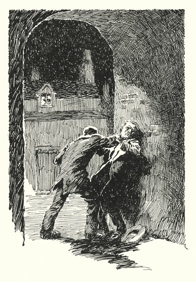Illustration till The Picture of Dorian Gray av Oscar Wilde (litho) av Lui Trugo