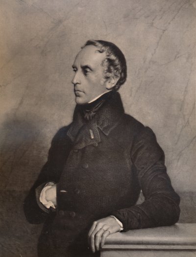 Francois Pierre Guillaume Guizot, fransk politiker och historiker, 1800-talet 1894 av Luigi Calamatta