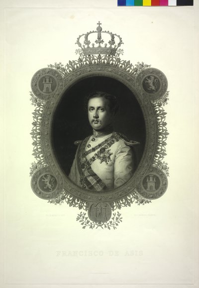 Kung av Spanien Franz av Luigi Calamatta