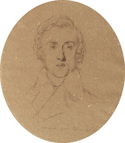 Porträtt av Fryderyk Chopin av Luigi Calamatta