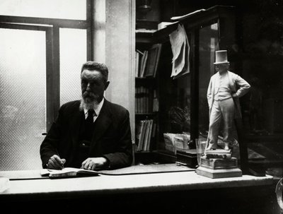 Mr Gubinelli, den siste föreståndaren för Antico Caffè Greco på Via Condotti av Luigi Leoni