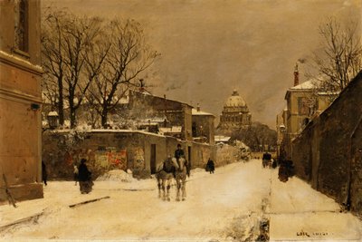 En gata nära Les Invalides, Paris av Luigi Loir