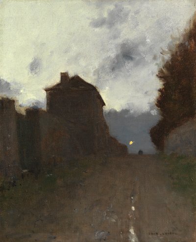Montmartre i skymningen av Luigi Loir