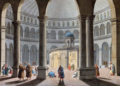 Heliga gravens kyrka, Jerusalem av Luigi Mayer