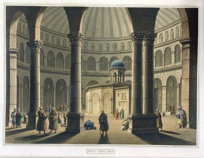 Heliga graven, pub. av William Watts, 1806 av Luigi Mayer