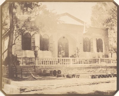 Zerghiandeh. Ryska ministerns lanthus, Teheran, 1858. av Luigi Pesce