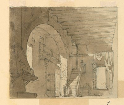 Scenografi, inredning av kök av Luigi Ricci