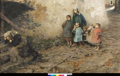 Sorgens skola, 1895 av Luigi Rossi