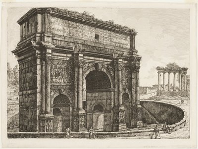 Septimius Severus båge av Luigi Rossini
