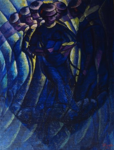 L.Russolo, En kvinnas rörelser av Luigi Russolo
