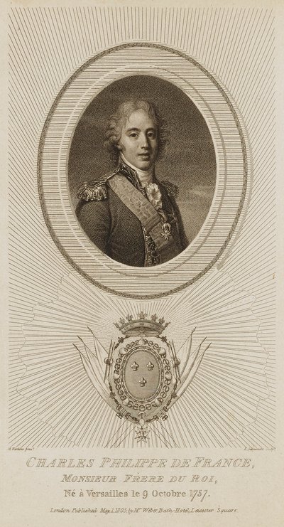 Charles Philippe de France av Luigi Schiavonetti