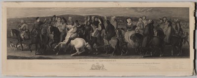 Pilgrimsfärd till Canterbury av Luigi Schiavonetti