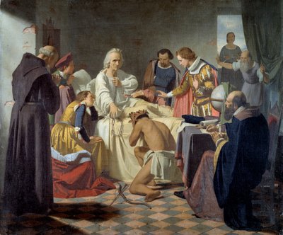 Navigatören och upptäcktsresanden Christopher Columbus (Christopher Columbus av Luigi Sciallero