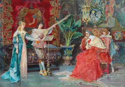 Ett musikaliskt mellanspel, 1881 av Luis Alvarez Catalá