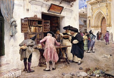 Bibliofilerna, 1879 av Luis Jimenez y Aranda