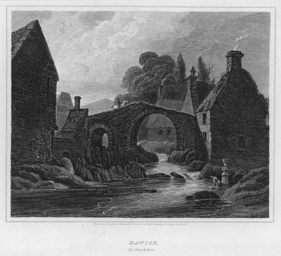 Hawick, Roxburghshire (gravyr) av Luke (after) Clennell