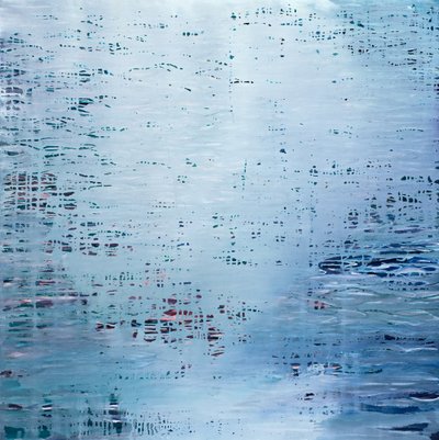Ganga 11, 2018 (olja på duk) av Luke Elwes
