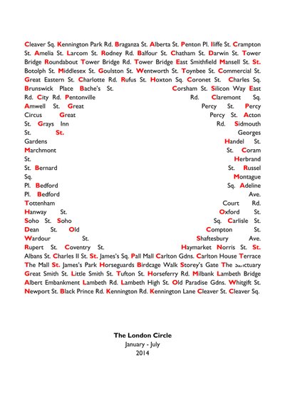 London Circle av Luke M Walker