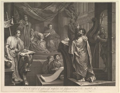 Paul Before Felix, 5 februari 1752. av Luke Sullivan