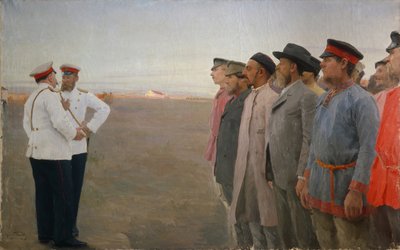 Rekryteringen, 1904 av Lukjan Vasilievich Popov