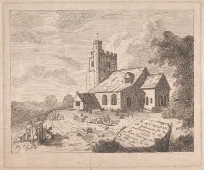 Lilla Missenden kyrka från sydost av Lydia Bates