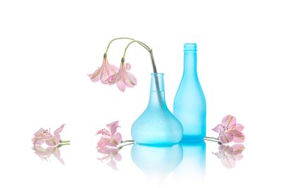 Mjuka blå blomvaser av Lydia Jacobs